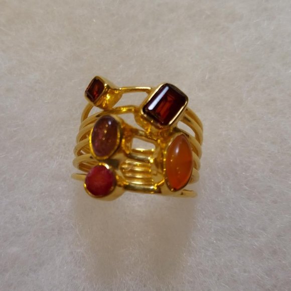 NIB Sundance Catalog "Chocolate Box" ring, size 8 - Picture 3 of 12